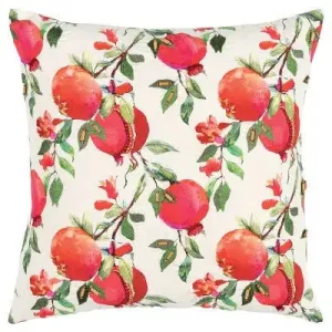 20"x20" Oversize Botanical Pomegranate Square Throw Pillow Cover - Rizzy Home