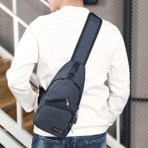 Anti-theft Sling Backpack With Charging Port