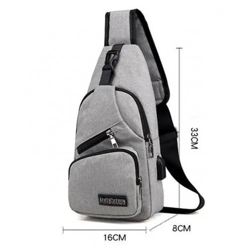 Anti-theft Sling Backpack With Charging Port