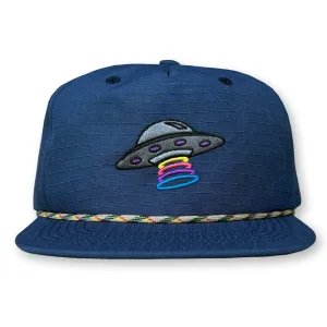 Better Than a UFO Rope Hat / Navy Ripstop Nylon with Silo UFO