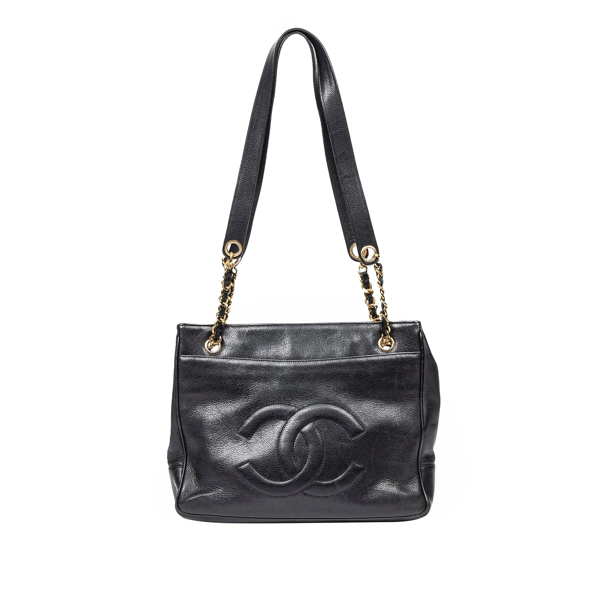 Black Chanel Caviar CC Tote