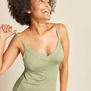 Boody Goodnight Slip Dress Sage Medium