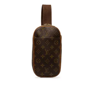 Brown Louis Vuitton Monogram Pochette Gange Crossbody Bag