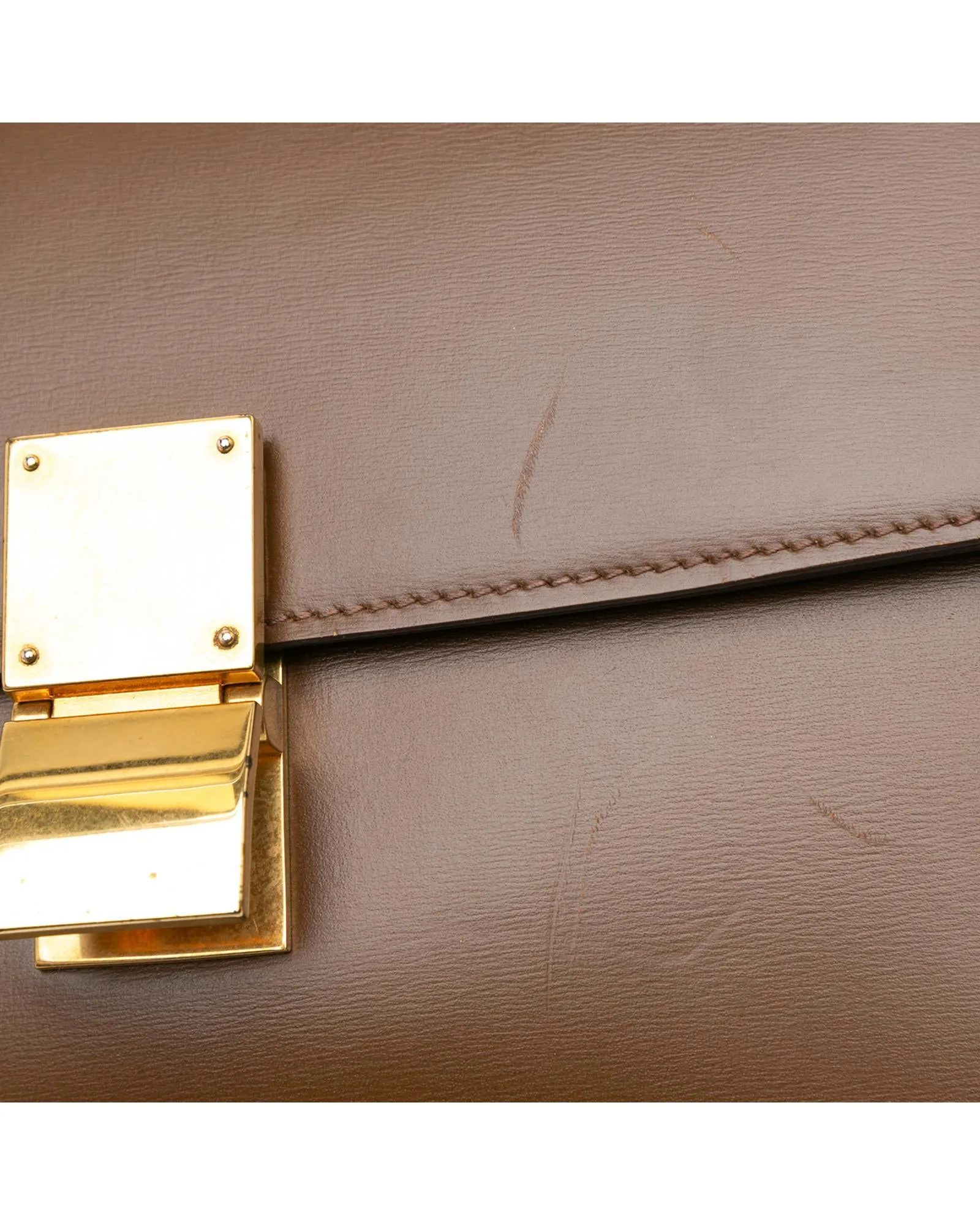 Celine 16 Bag Brown Leather Crossbody Bag