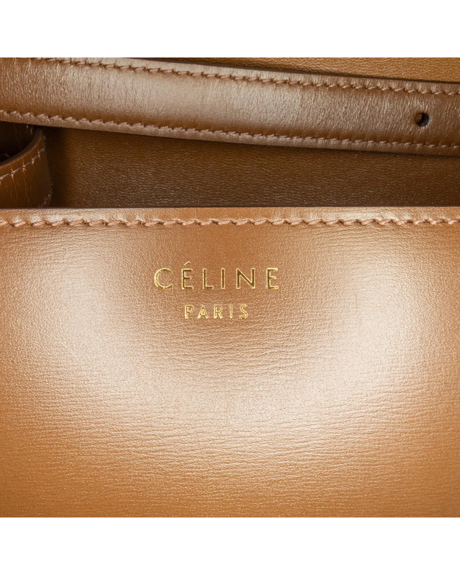 Celine 16 Bag Brown Leather Crossbody Bag