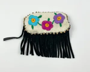 Embroidered Fabric Hair Clip