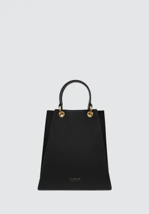 Fire Triangular Satchel | Black