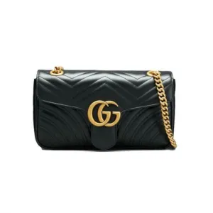 Gucci GG Marmont Small Back Leather Shoulder Bag