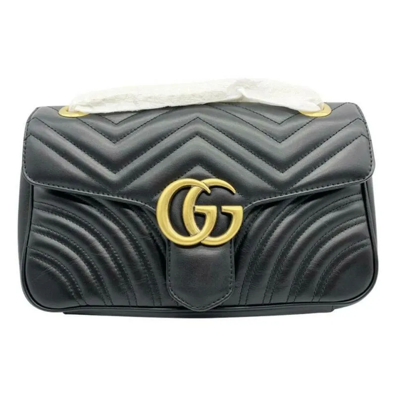 Gucci GG Marmont Small Back Leather Shoulder Bag