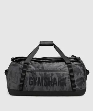 Gymshark X-Series Duffle Bag - Black Print