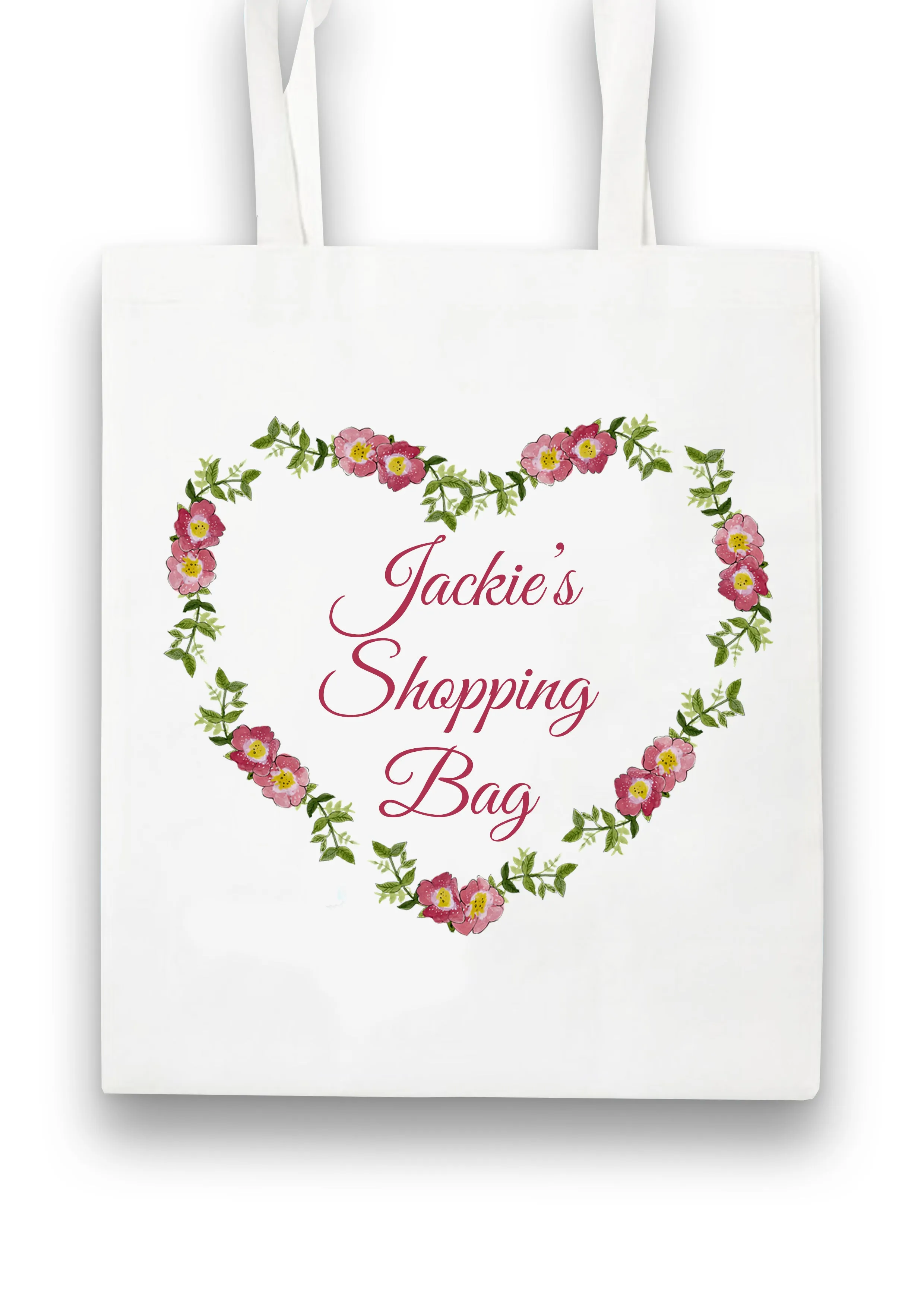 Heart Wreath Collection Tote Bag