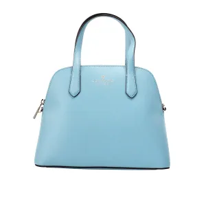 Kate Spade Schuyler Medium Smoky Blue PVC Domed Satchel