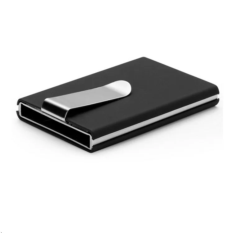 Metal Credit Card Holder with Money Clip