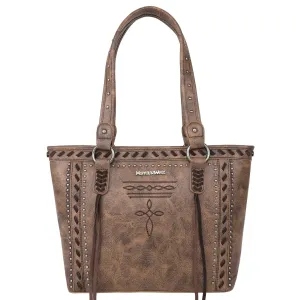 MW1124G-8317 Montana West Whipstitch Collection Concealed Carry Tote