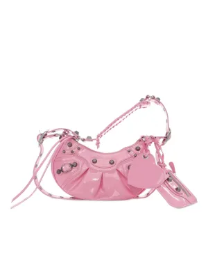 Patent Leather Crossbody Bag with Adjustable Strap