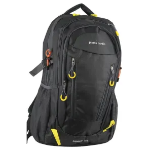 Pierre Cardin Mens Nylon Adventure Backpack - Grey/Black