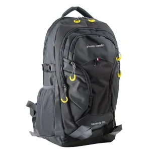 Pierre Cardin RFID Pocket Travel Backpack - Grey