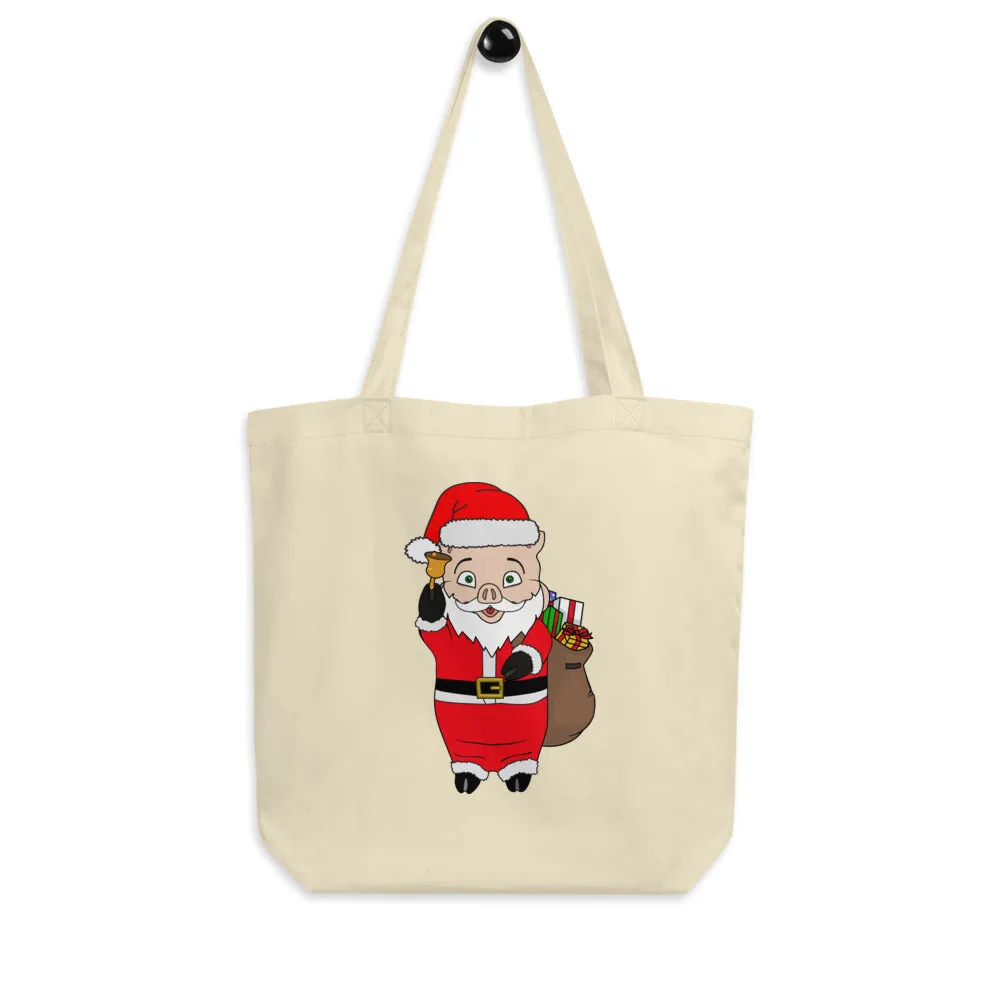 Santa Pig Eco Tote Bag