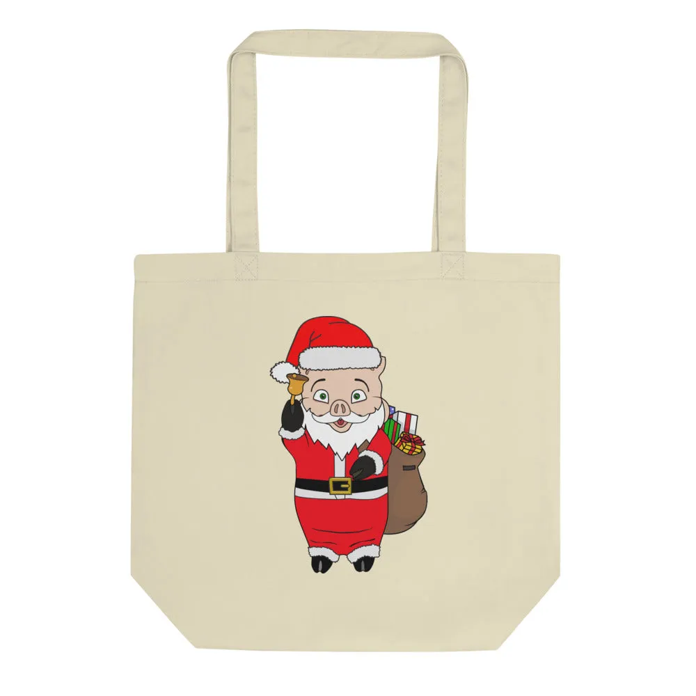 Santa Pig Eco Tote Bag