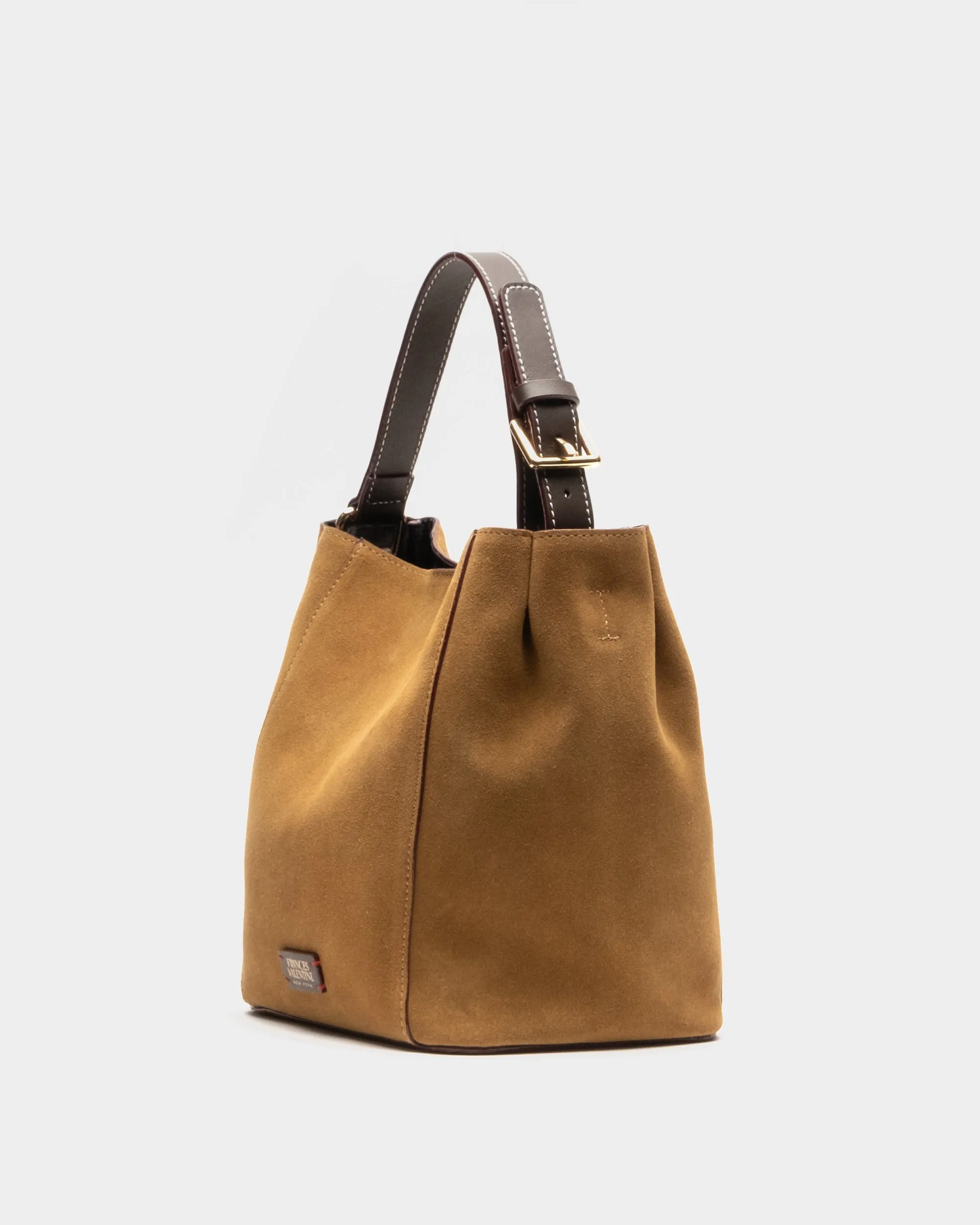 Small June Suede Hobo Shoulder Bag