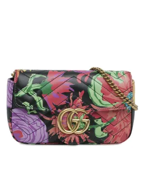 Super Mini Quilted Leather GG Marmont Crossbody Bag