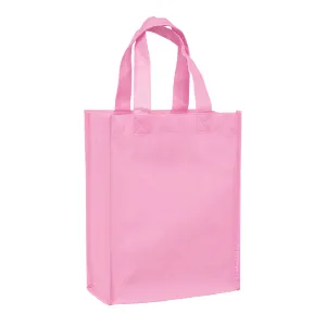 Wholesale AWARENESS PINK GLOSS LAMINATED DESIGNER TOTE BAG-CUSTOMIZED - LN8410BCA