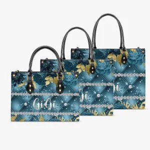 Women's Tote Bag - Teal Floral - GiGi